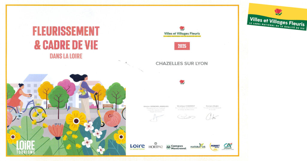 Fleurissement & Cadre de vie dans la Loire - Villes et villages fleuris 2025